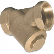 1" BRASS Y STRAINER 1" 500 MICRON SS FILTER 